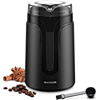 Los mejores  - SHARDOR Molinillo de Café Eléctrico Semillas Especias Muela Rápido- Molino Cafe Cereales con Cuchillas Acero Inoxidable…